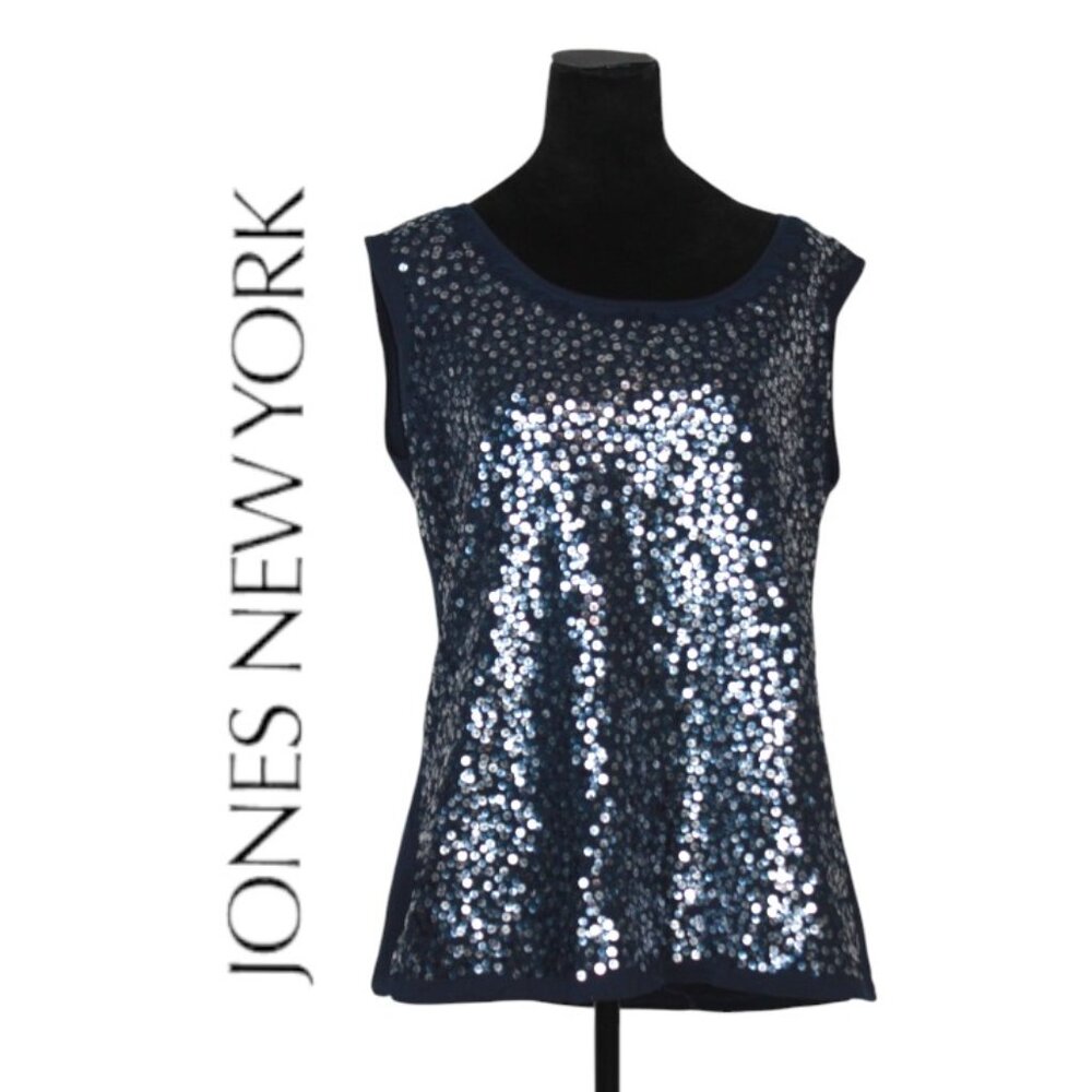 Jones New York Tank With Sequence Size 1x - image 1